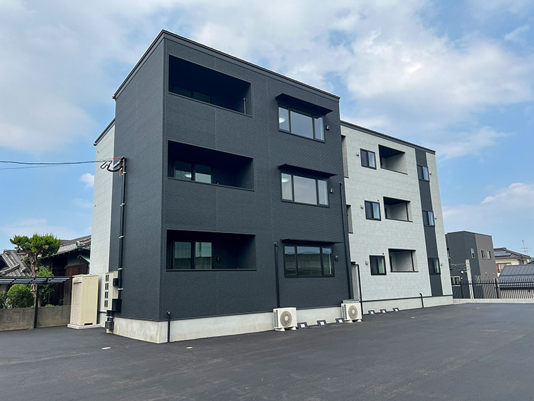 大分市の錦町にアパートを施工いたしました。